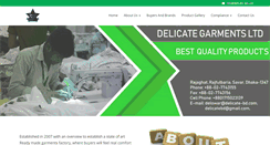 Desktop Screenshot of delicate-bd.com